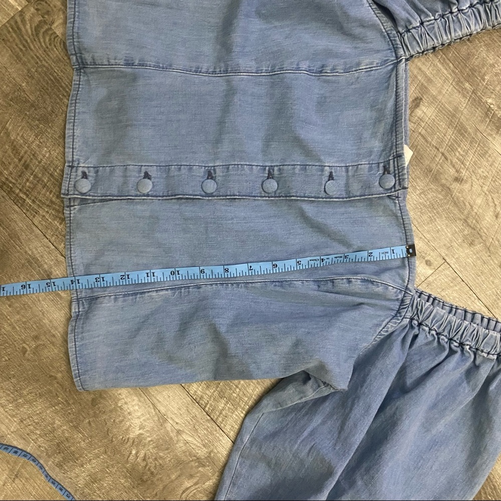 H&M Denim Button-Up Top - Picture 5 of 6